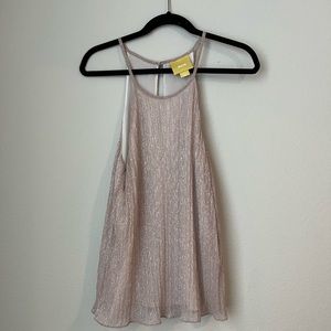 Anthropologie - Maeve shimmery tank Size M